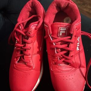 Fila Red Athletic sneakers